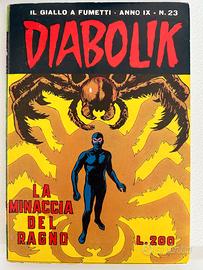 Diabolik Anno IX (9°) n.23 La minaccia del ragno