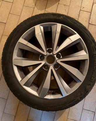 Cerchio e gomma 225/45 R17