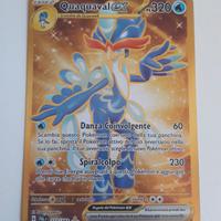 carta pokemon Quaquaval ex gold