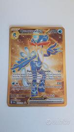 carta pokemon Quaquaval ex gold