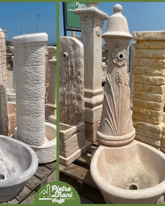 Fontana Classica Granello cm. 47x70x110 h.