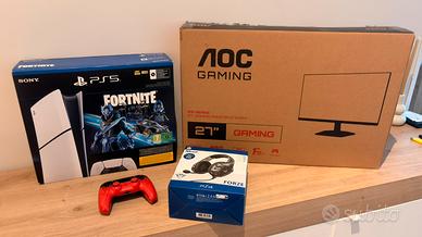Ps5 slim 1TB + 2 Controller DualSense