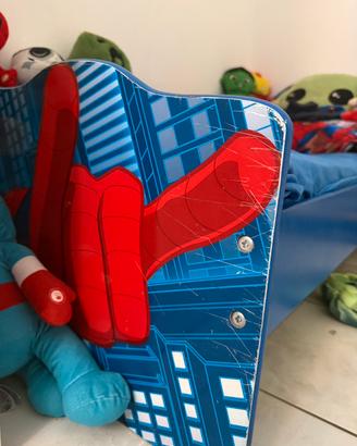 Letto e materasso Spiderman