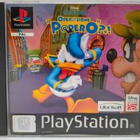 Gioco Sony PS1 Disney PAPERINO Operazione Papero