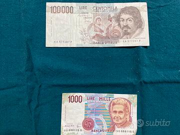 Banconote vecchie lire per collezionisti