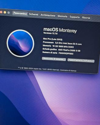 Mac Pro e Monitor HP
