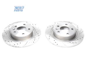 DISCHI FRENO FORATI E SCANALATI PER RENAULT