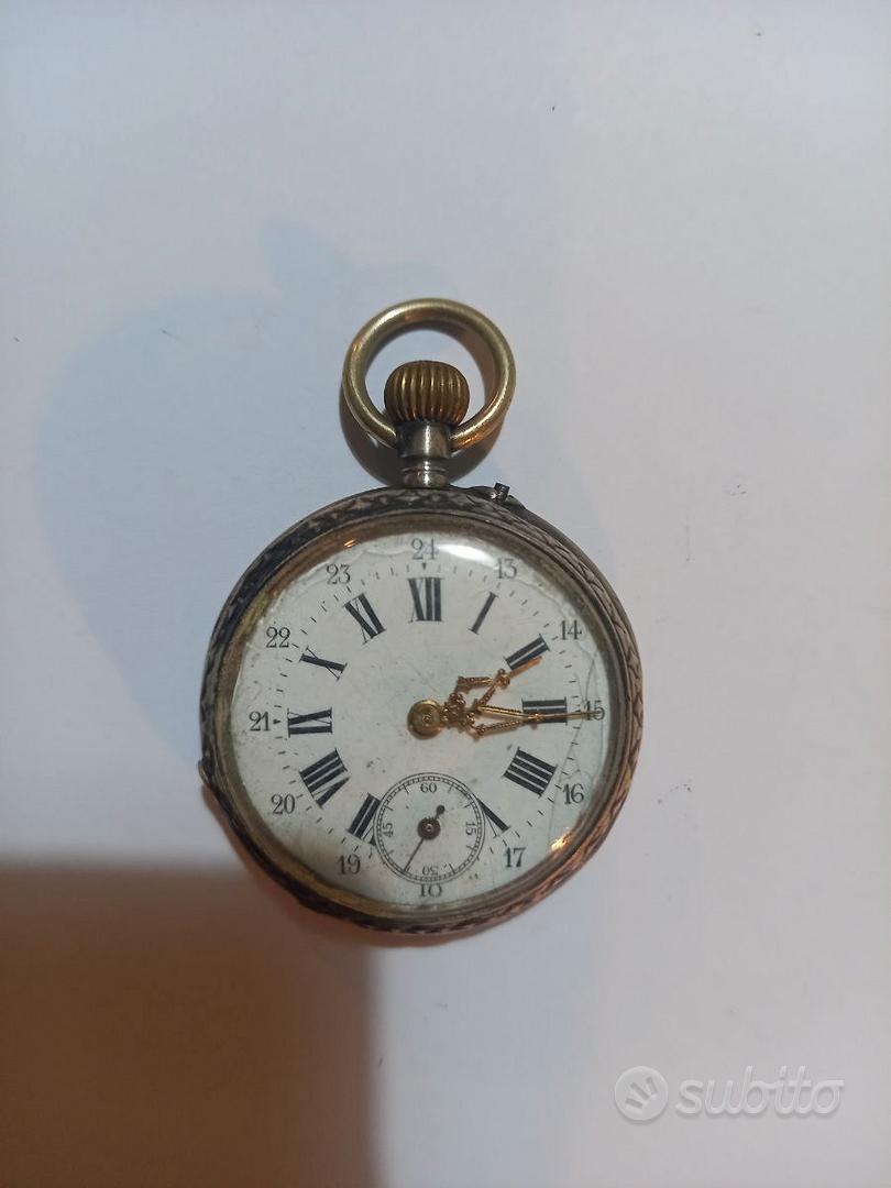 cylindre 10 rubis Orologio da taschino diametro Abbigliamento e