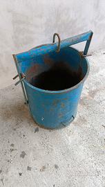 secchio ribaltabile lamiera calcinacci tiro 
