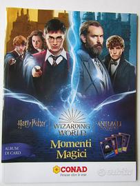 H. Potter album figurine supermercato Conad 2022