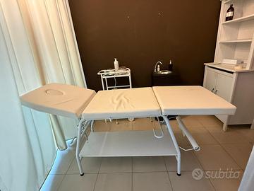 Lettino massaggio estetista