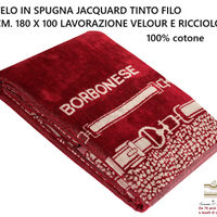 Telo spugna Borbonese cm. 180 x 100