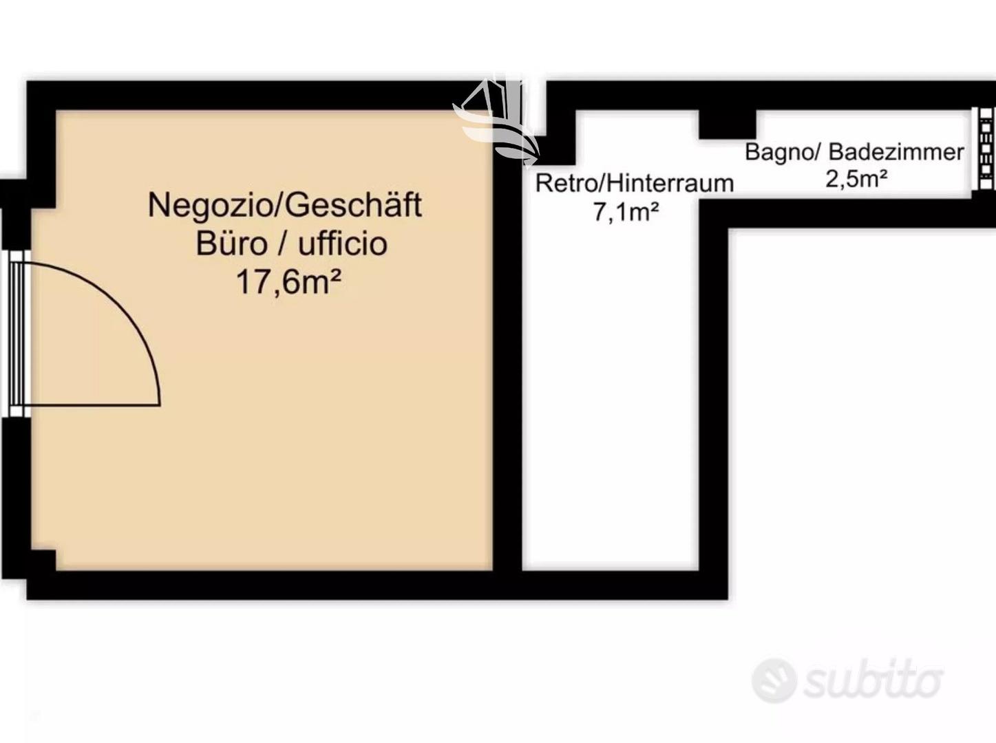 Via San Quirino: Negozio/Ufficio - View 2