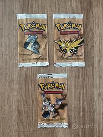 Pokemon - Set Fossil bustine vuote 2000 ITA