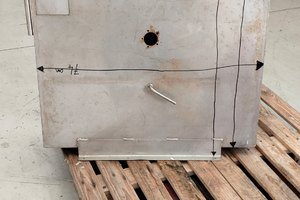 Serbatoio inox per carburante usato