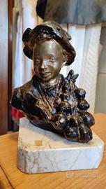 Scultura in bronzo "Il cipollaro"