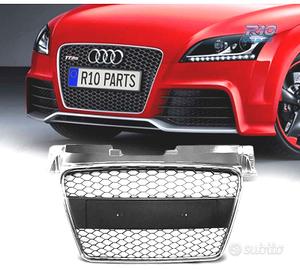 GRIGLIA PER AUDI TT 06-12 LOOK RS COLORE ARGENTO