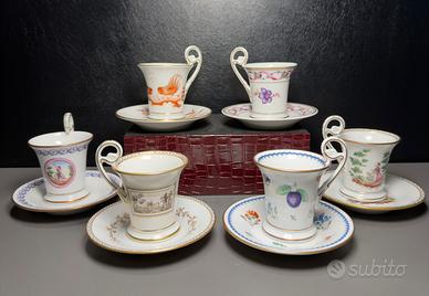 Set 6 Tazze Richard Ginori Doccia Modello Impero