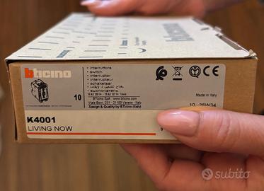 Bticino living now interruttori