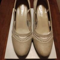 decolte' n 41, colore beige, calzatura comoda