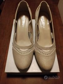 decolte' n 41, colore beige, calzatura comoda