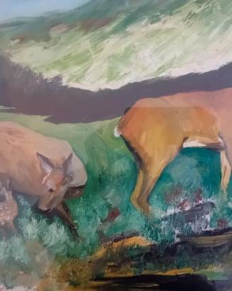 Dipinto Olio su Tela 40X60