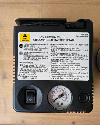 Kit antiforatura auto (compressore + liquido)