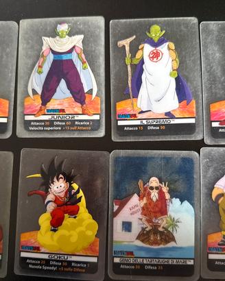 Set carte Dragon Ball serie nera Lamincards