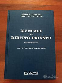 Manuale di Diritto Privato TORRENTE