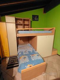 Letto doppio a castello