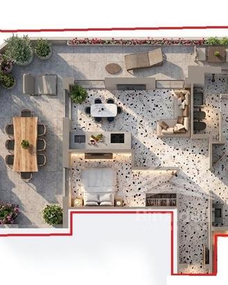 Centralissimo Pari al nuovo con ampio terrazzo