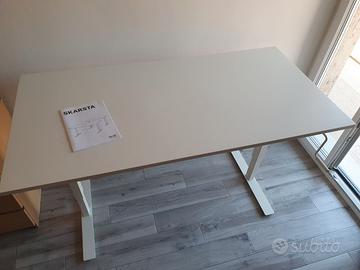 Scrivania Ikea Skarsta 160x80 Regolabile in Altezz