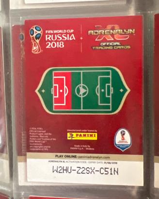 carte calcio Adrenalyn Panini FIFA Russia 2018