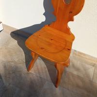 sedie in pino 6 pezzi