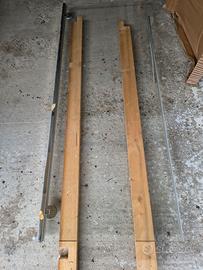 Anta in vetro temperato per doccia