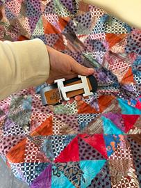 Cintura in pelle nera