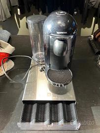 Nespresso Vertuo e portacapsule acciaio