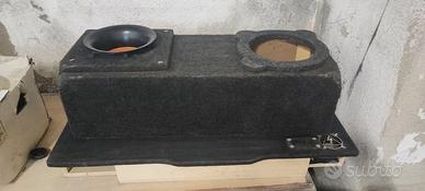 cassa subwoofer e sottovano fiat 500 