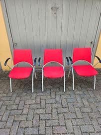 3 sedie per ufficio 