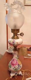 Lampada da tavolo in porcellana Limoges