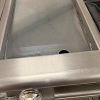 fry top in cromo Baron