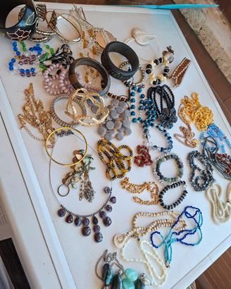 lotto bigiotteria vintage 