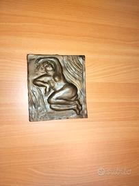 tegola da parete  donna nuda