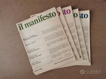 N. 5 numeri de Il Manifesto