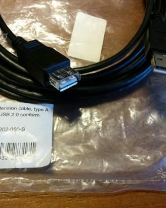 Cavo usb 2.0 lunghezza 5 mt