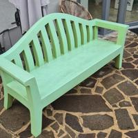 panchine da giardino in resina