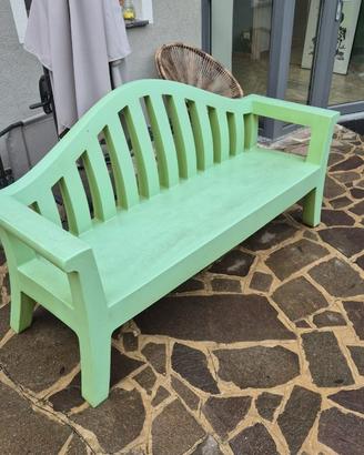 panchine da giardino in resina