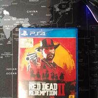 RDR2 videogioco PS4 completo senza graffi