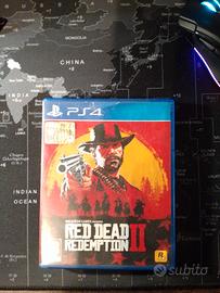 RDR2 videogioco PS4 completo senza graffi