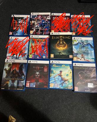 Vari giochi Playstation 5